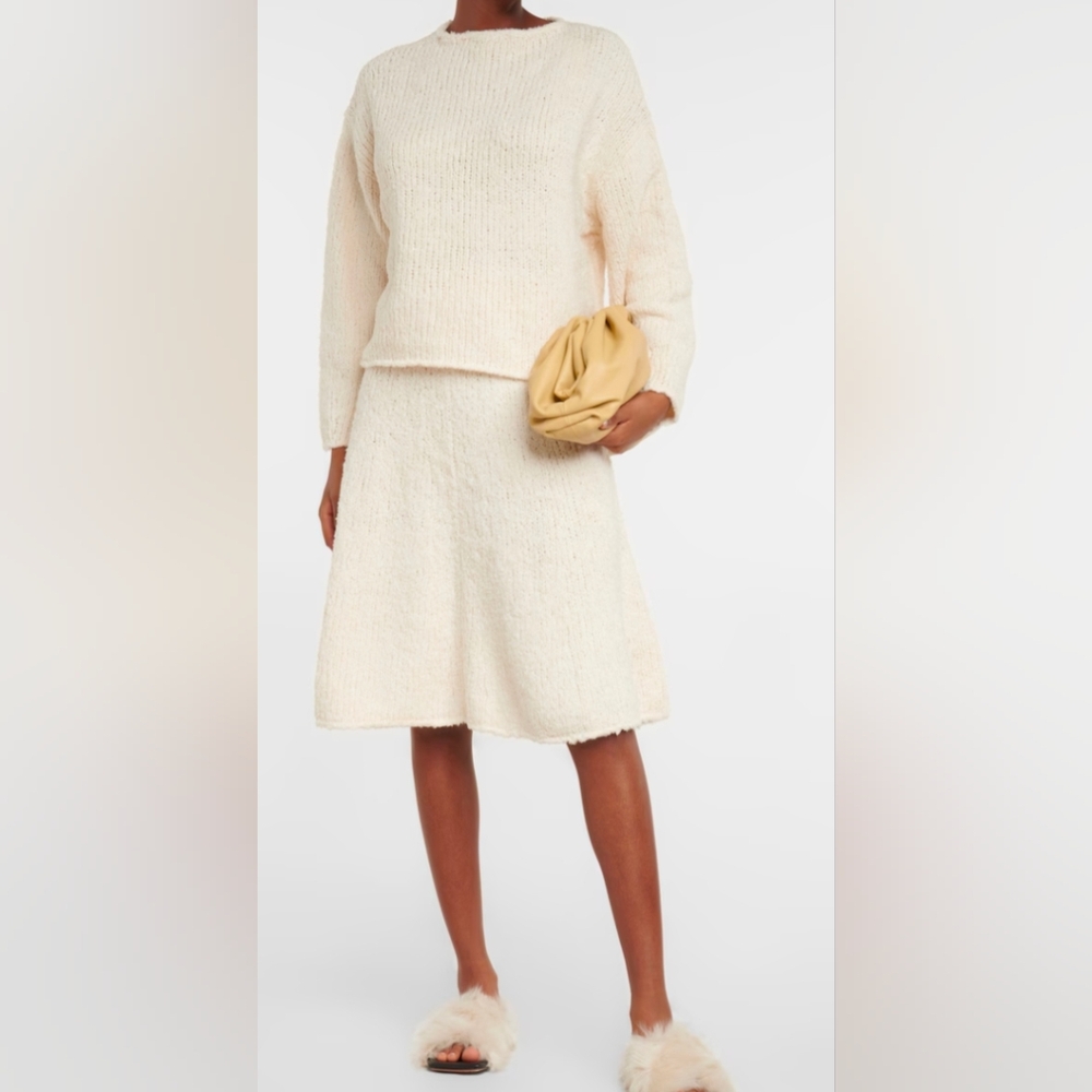 Proenza Schouler Knit Fray Skirt | NWT | Minimalist Designer | Size XS